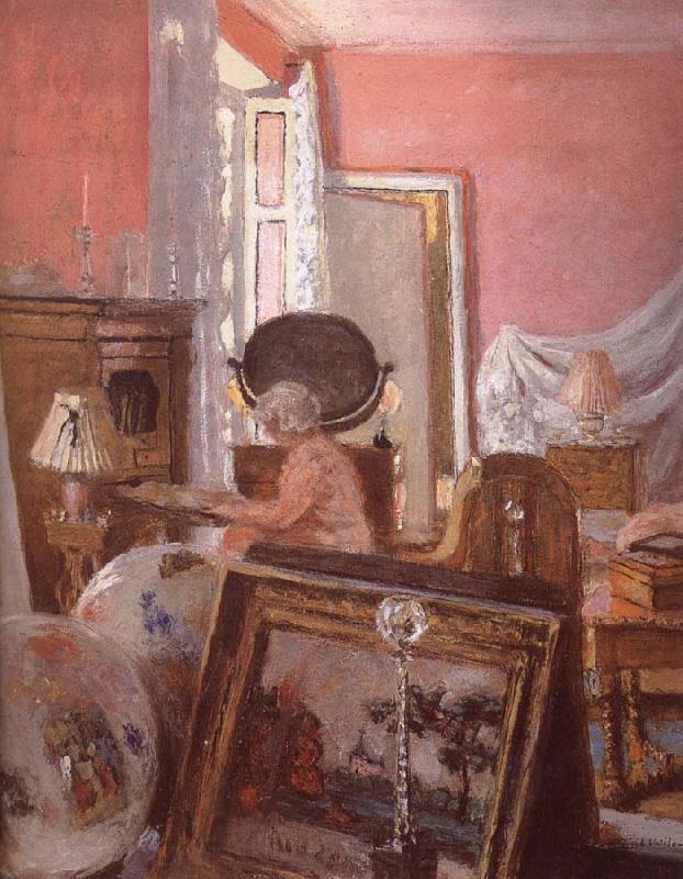 Edouard Vuillard Mrs Black searle in her room Spain oil painting art